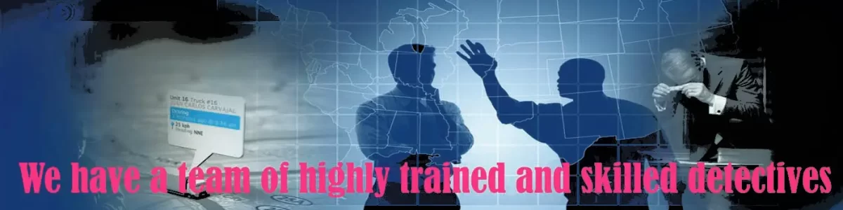 We have a team of highly trained and skilled detectives.